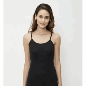 Byc Ladies Tiny Hand Singlet Round Neck (Camisole) - Single 1 Black