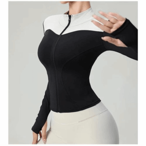 New Zipper Long-sleeved Yoga Coat Sports Top