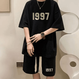 Men's Fashion 1997 Short Sleeved T-shirt And Shorts